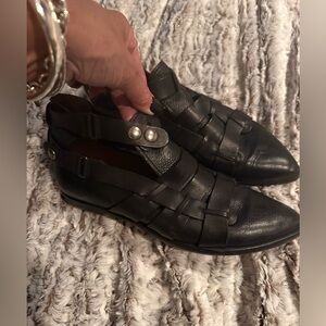 Free people leather flats